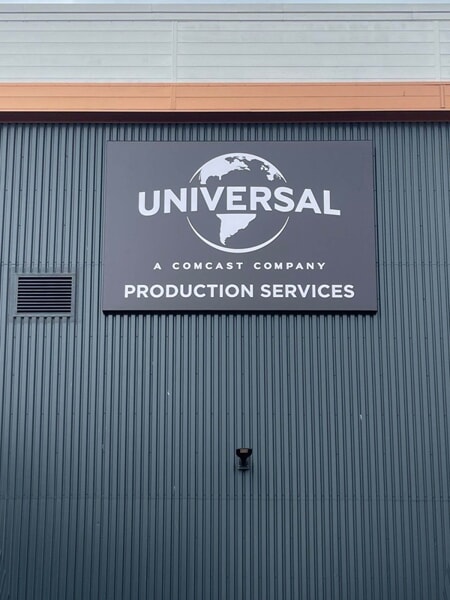 An image of the Universal exterior signage.